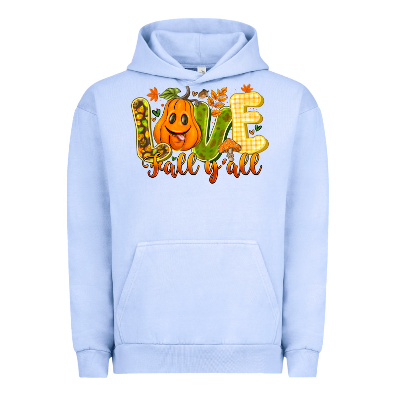 Love Fall Y'all Urban Hoodie by CowhideDigitalArt | Teevron