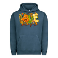 Pigment Midnight Navy Love Fall Y'all Urban Hoodie - CowhideDigitalArt