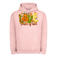 Pigment Salmon Love Fall Y'all Urban Hoodie - CowhideDigitalArt
