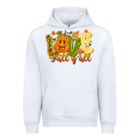 White Love Fall Y'all Urban Hoodie - CowhideDigitalArt