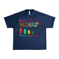 Navy Battery Life Of A Mama Urban Heavy Tee - BundleAndBundleShop