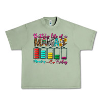 Oil Green Battery Life Of A Mama Urban Heavy Tee - BundleAndBundleShop