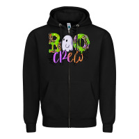 Black boo crew Zipper Hoodie - CowGirlArtShop