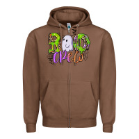 Chestnut boo crew Zipper Hoodie - CowGirlArtShop