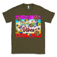 Army Green Pride Vibes LGBTQ+ Tumbler Classic Tee - BundleAndBundleShop