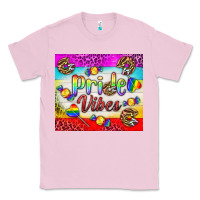 Bubblegum Pink Pride Vibes LGBTQ+ Tumbler Classic Tee - BundleAndBundleShop