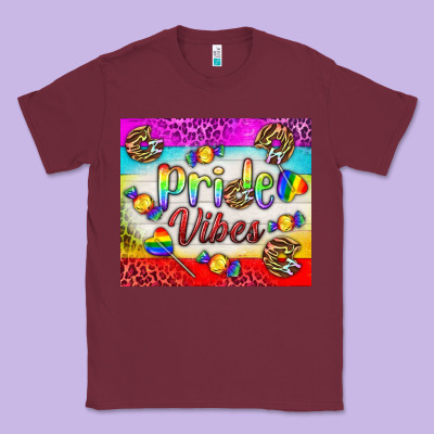 Pride Vibes Lgbtq+ Tumbler Classic Tee Designed By Bundleandbundleshop