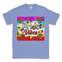 Colony Blue Pride Vibes LGBTQ+ Tumbler Classic Tee - BundleAndBundleShop