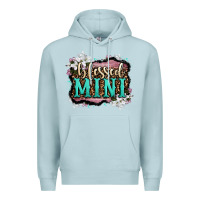 Blue Mist blessed mini Premium Hoodie - OliviaCreatesArt