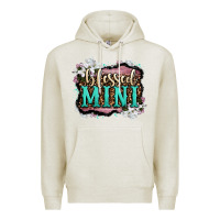 Oatmeal Heather blessed mini Premium Hoodie - OliviaCreatesArt