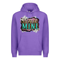 Purple blessed mini Premium Hoodie - OliviaCreatesArt