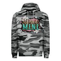 Slate Camo blessed mini Premium Hoodie - OliviaCreatesArt