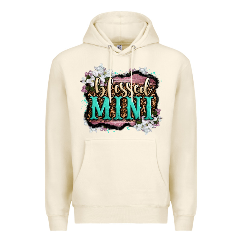 Blessed Mini Premium Hoodie by OliviaCreatesArt | Teevron