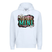 White blessed mini Premium Hoodie - OliviaCreatesArt