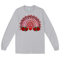 Moon Dust valentines day rainbow with roses Long Sleeve Tee - RanaPortraitStore