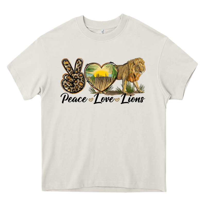 Peace Love Lions Heavy Core Tee by LillyAllenDesigns | Teevron