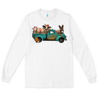 White farm animals truck Long Sleeve Tee - Jasminsmagicworld