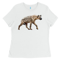 White hyena Ladies Tee - LillyAllenDesigns