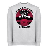 Heather Grey I kissed a dog and I like it Heavyweight Sweatshirt - Bettercallsaul