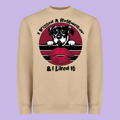 I Kissed A Dog And I Like It Heavyweight Sweatshirt Designed By Bettercallsaul