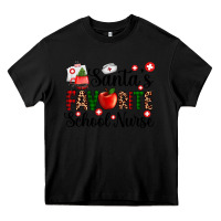 Black santa's favorite  school nurse Heavy Core Tee - AdoDesignShop