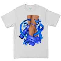 Dove Grey colon cancer heels Premium Tee - NancyCooperArtShop