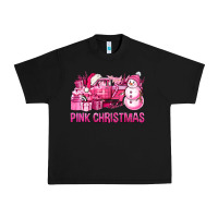 Black Pink Christmas Truck Urban Heavy Tee - BundleAndBundleShop