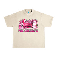 Sandshell Pink Christmas Truck Urban Heavy Tee - BundleAndBundleShop