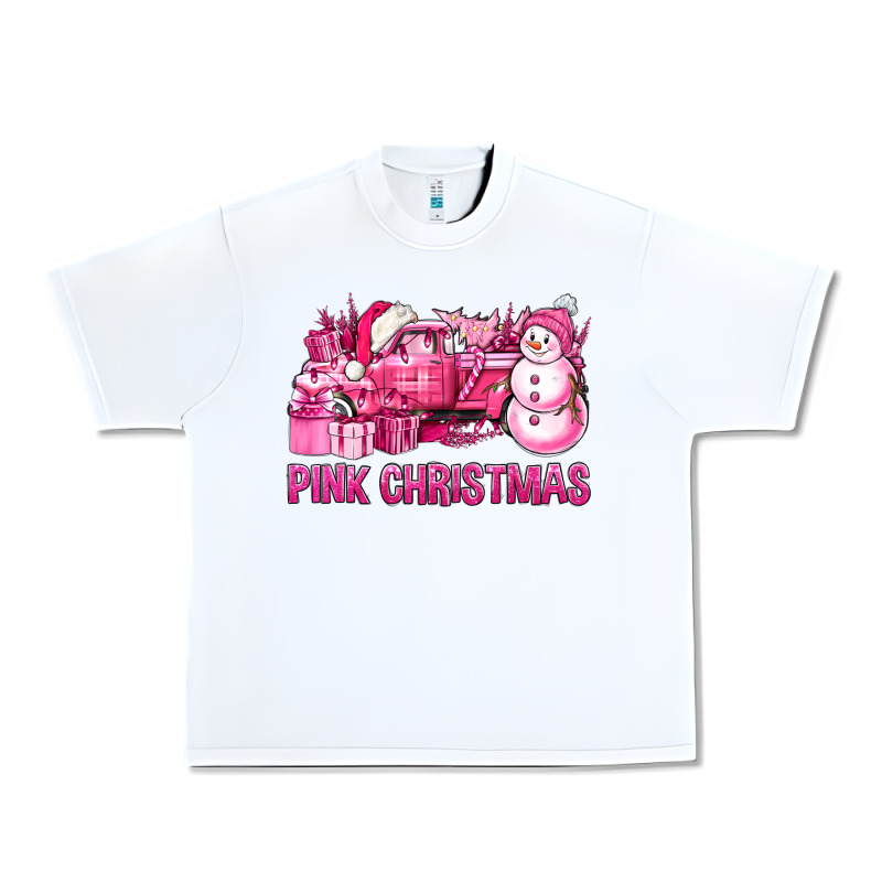 Pink Christmas Truck Urban Heavy Tee by BundleAndBundleShop | Teevron