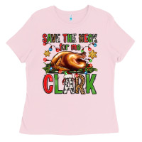 Bubblegum Pink save the neck for me clark christmas vacation Ladies Tee - Jasminsmagicworld
