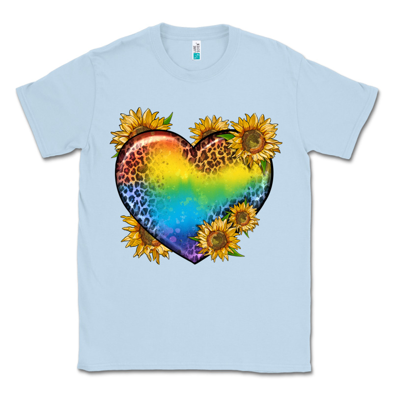 Pride Heart And Sunflower Classic Tee by BundleAndBundleShop | Teevron