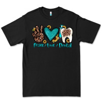Black peace love dental Premium Tee - JahusDesignShop