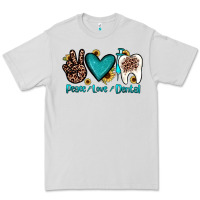 Dove Grey peace love dental Premium Tee - JahusDesignShop