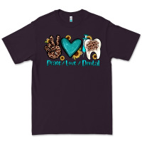 Plum peace love dental Premium Tee - JahusDesignShop