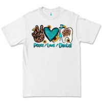 White peace love dental Premium Tee - JahusDesignShop