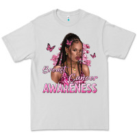 Dove Grey breast cancer awareness afro woman Premium Tee - NancyCooperArtShop