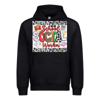 Black School Social Worker Urban Hoodie - CowhideDigitalArt