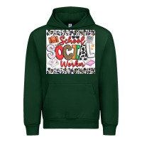 Forest Green School Social Worker Urban Hoodie - CowhideDigitalArt