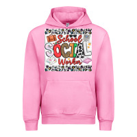 Fuchsia Pink School Social Worker Urban Hoodie - CowhideDigitalArt