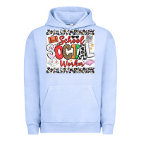 Pigment Grape Ice School Social Worker Urban Hoodie - CowhideDigitalArt