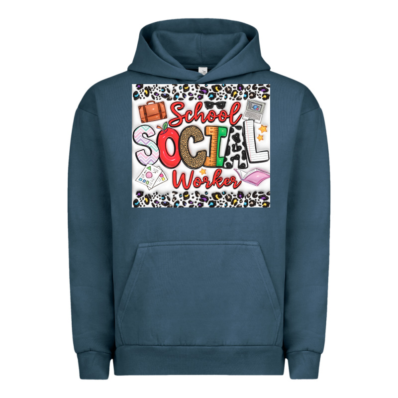 School Social Worker Urban Hoodie by CowhideDigitalArt | Teevron