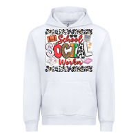 White School Social Worker Urban Hoodie - CowhideDigitalArt