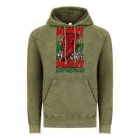 Vintage Olive merry christmas lightning bolt Vintage Hoodie - MaliasSmallBusiness