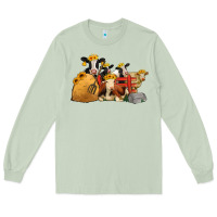 Matcha farm animals with sunflower headbands Long Sleeve Tee - Jasminsmagicworld