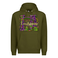 Army Green louisiana mardi gras Premium Hoodie - OliviaCreatesArt