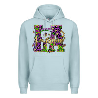 Blue Mist louisiana mardi gras Premium Hoodie - OliviaCreatesArt