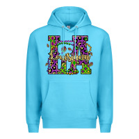 Ocean Blue louisiana mardi gras Premium Hoodie - OliviaCreatesArt