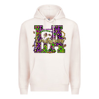 Pale Pink louisiana mardi gras Premium Hoodie - OliviaCreatesArt