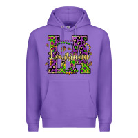 Purple louisiana mardi gras Premium Hoodie - OliviaCreatesArt
