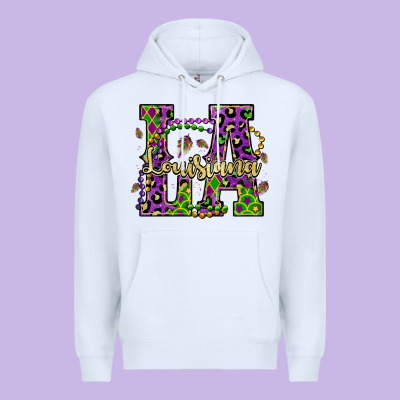 Louisiana Mardi Gras Premium Hoodie Designed By Oliviacreatesart